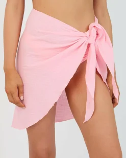 Sarongs*Topanga James Tie Sarong Baby Pink