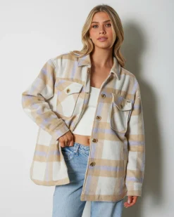 Jackets & Coats*Ava And Ever Jasper Shacket Cashew