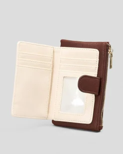 Wallets*Ava And Ever Jaxen Wallet Chocolate/bone