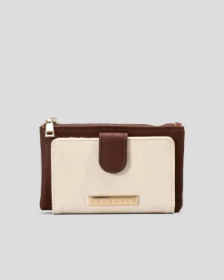 Wallets*Ava And Ever Jaxen Wallet Chocolate/bone