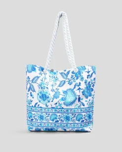 Beach Accessories|Bags*Mooloola Jaymie Beach Bag Blue/white
