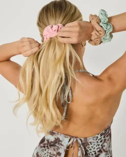 Beauty & Hair*Karyn In LA Jenkins Scrunchie Pack Pink/sage/caramel