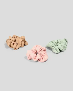 Beauty & Hair*Karyn In LA Jenkins Scrunchie Pack Pink/sage/caramel