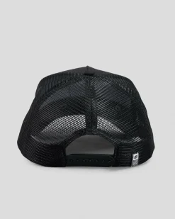 Headwear*Salty Crew Jimmy 5 Panel Trucker Cap Black