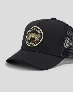 Headwear*Salty Crew Jimmy 5 Panel Trucker Cap Black
