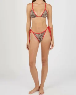 Bikinis*Topanga Jinx Triangle Bikini Top Animal