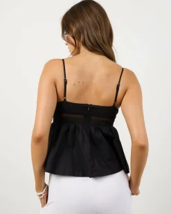 Tops*Rumor Jocelynn Top Black