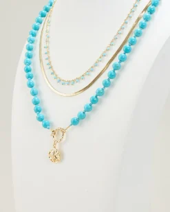 Jewelry|Jewelry*Karyn In LA Jonah Necklace Pack Turq/silver