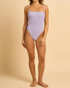 One Pieces*Billabong Josie Summer Tully One Piece Swimsuit Purple Punch