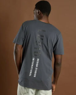 Tops & T-Shirts*Lucid Judge T-Shirt Charcoal