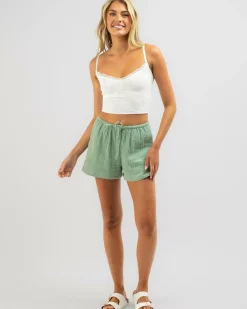 Tops*Ava And Ever Juliet Lace Cami Top White
