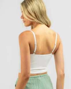 Tops*Ava And Ever Juliet Lace Cami Top White