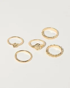 Jewelry|Jewelry*Karyn In LA Juliet Ring Pack Gold