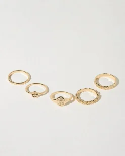 Jewelry|Jewelry*Karyn In LA Juliet Ring Pack Gold