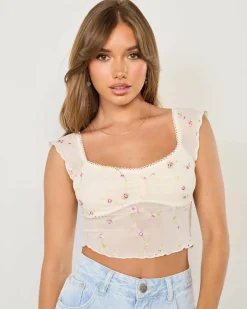 Tops*Mooloola Juliet Top Seashell