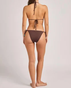 Bikinis*Topanga Julieta Classic Tie Bikini Bottom Espresso