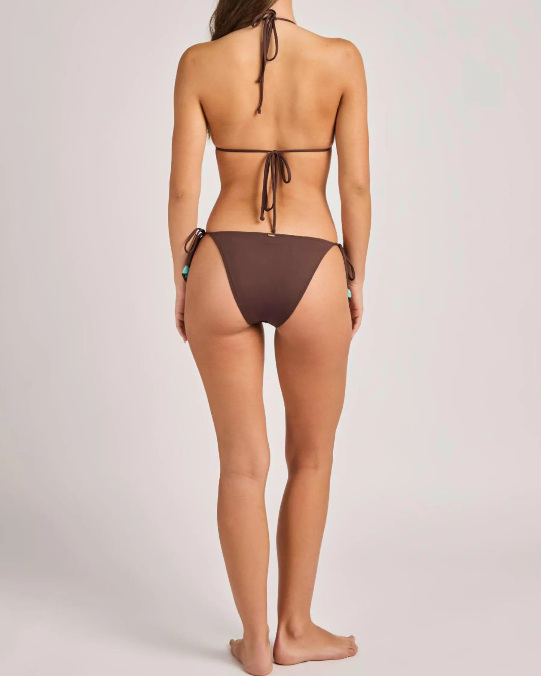 Bikinis*Topanga Julieta Classic Tie Bikini Bottom Espresso
