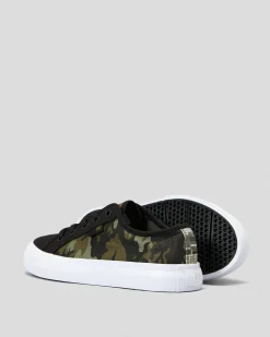 Sneakers*DC Shoes Junior Boys' Manual Shoes Olive Camouflage