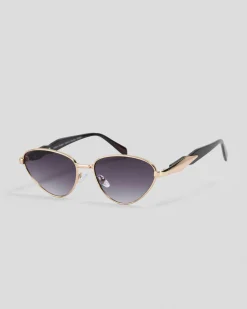 Sunglasses*Indie Eyewear Juniper Sunglasses Gold/smk