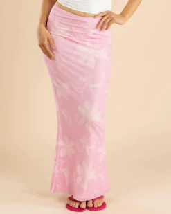 Bottoms*Mooloola Juno Maxi Skirt Pink