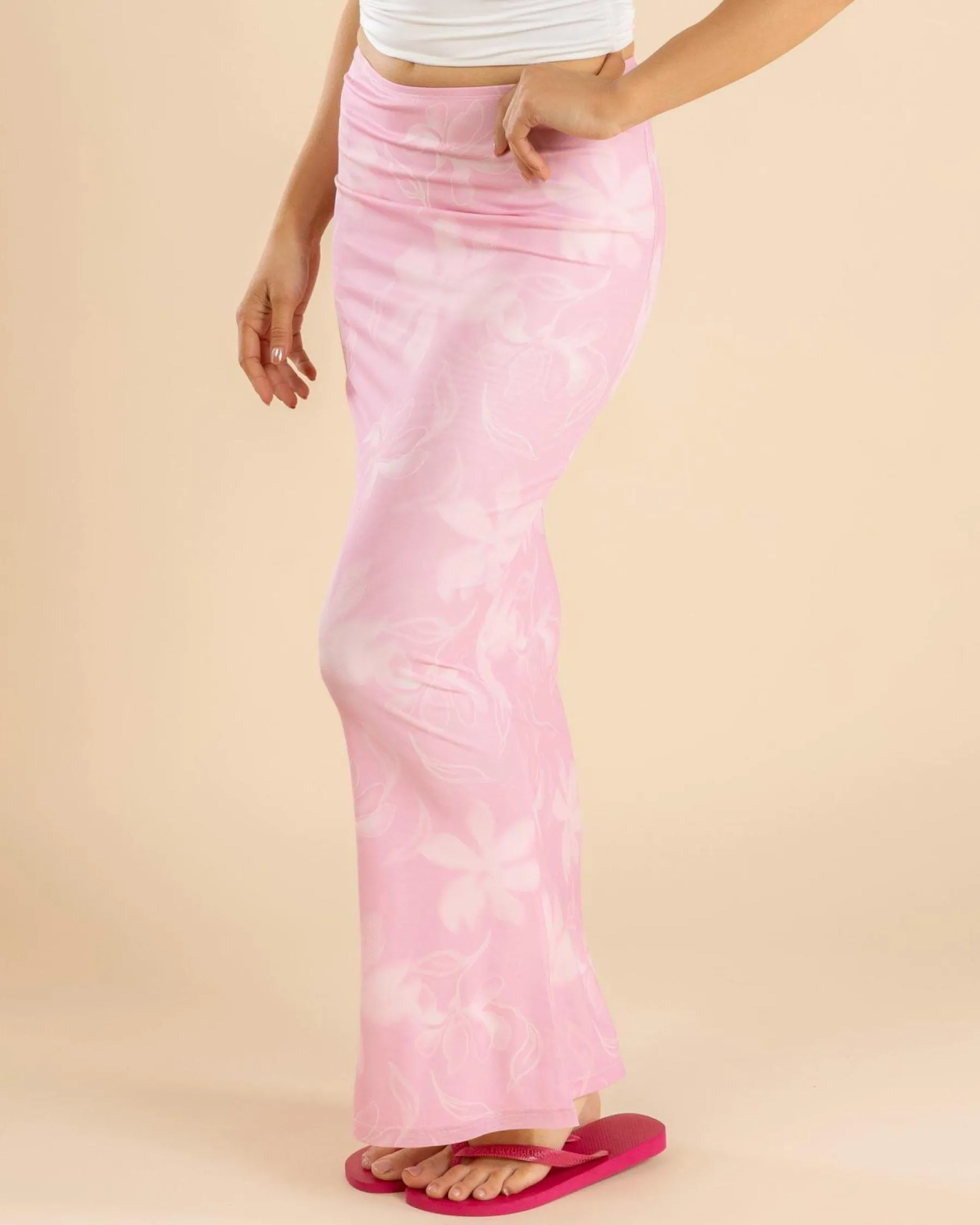 Bottoms*Mooloola Juno Maxi Skirt Pink
