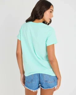 Tops*Roxy Just Do You T-Shirt Beach Glass