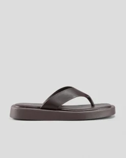 Sandals*Ava And Ever Kai Thong Sandals Espresso