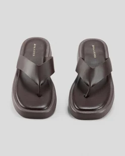 Sandals*Ava And Ever Kai Thong Sandals Espresso