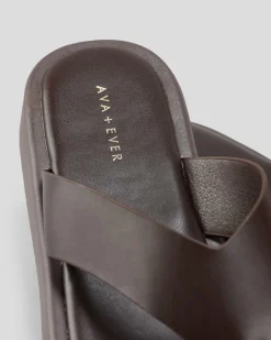 Sandals*Ava And Ever Kai Thong Sandals Espresso