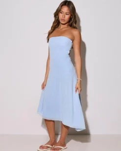 Dresses*Mooloola Kaia Midi Dress Light Blue