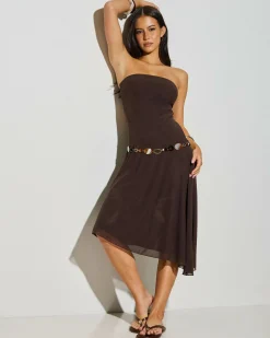 Dresses*Mooloola Kaia Midi Dress Espresso
