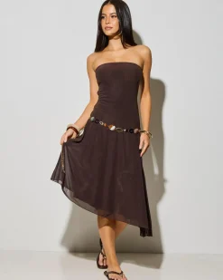 Dresses*Mooloola Kaia Midi Dress Espresso