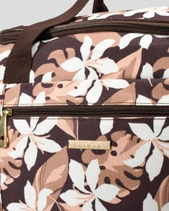 Travel Accessories|Bags*Mooloola Kaia Overnight Bag Chocolate Floral
