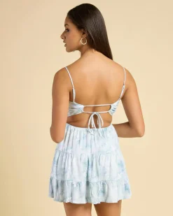 Dresses*Mooloola Kaili Dress Blue/white Floral