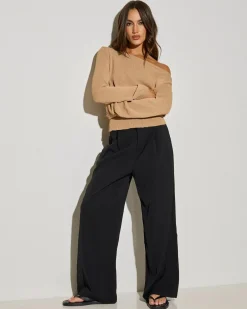 Bottoms*Winnie & Co Kamila Pants Black