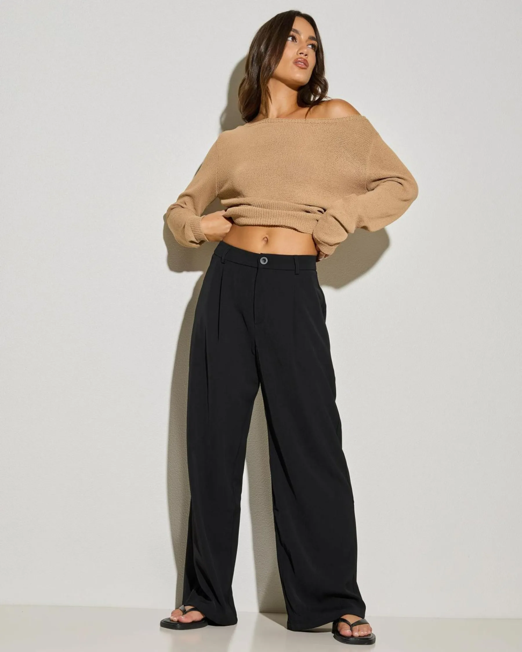 Bottoms*Winnie & Co Kamila Pants Black