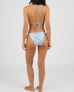 Bikinis*Kaiami Karlie Tie Bikini Bottom White/blue