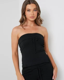 Tops*Ava And Ever Kaya Top Black