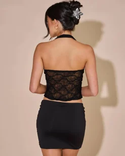 Keely Halter Top Women Tops
