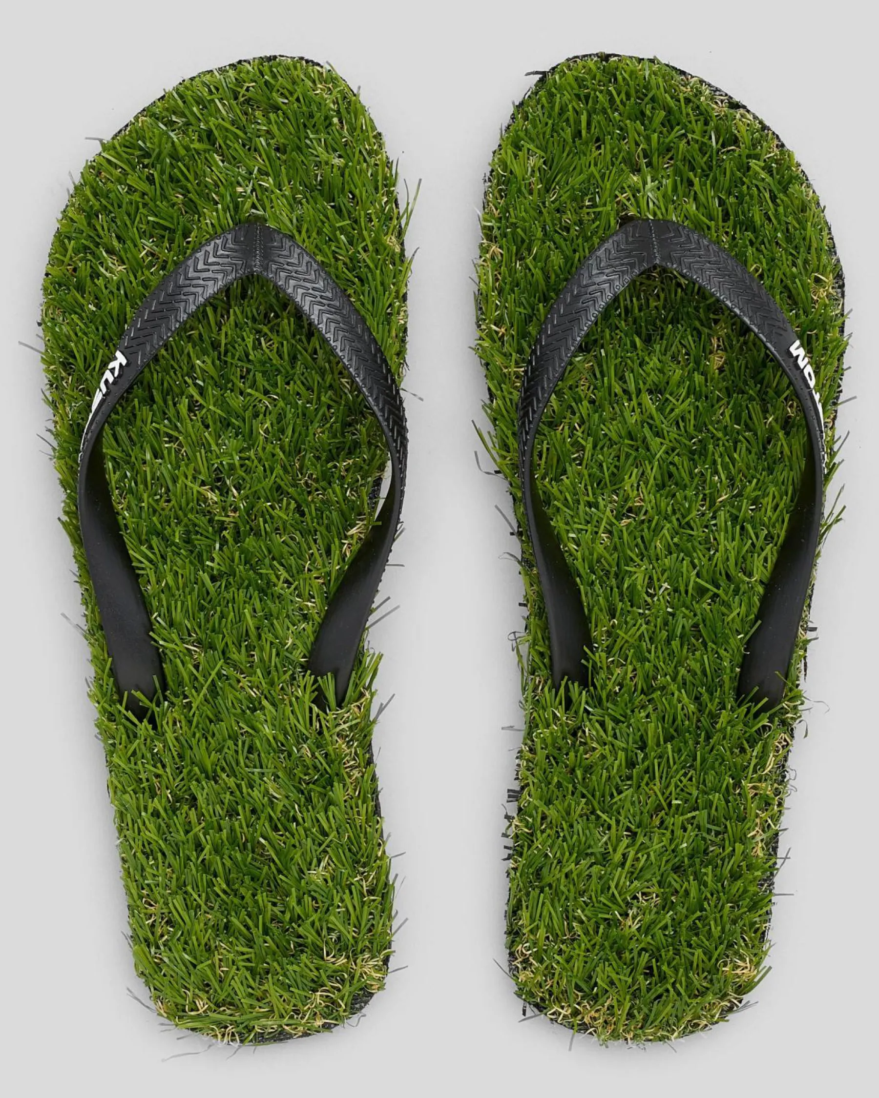 Flip Flops & Sandals*Kustom Keep On The Grass Thong Grass Green