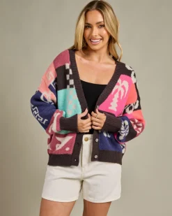 New Keepsakes Jacquard Cardigan Women Jackets & Coats