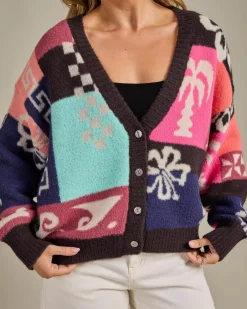 New Keepsakes Jacquard Cardigan Women Jackets & Coats