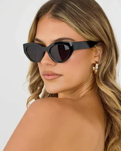 Sunglasses*Indie Eyewear Kelcey Sunglasses Black/black