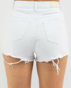 Denim|Bottoms*DESU Kelsey Shorts White