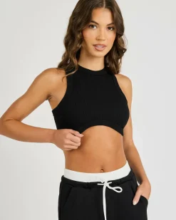 Tops*Ava And Ever Kendra Ultra Crop Top Black