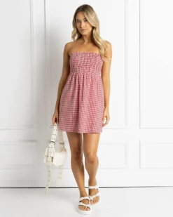 Dresses*Mooloola Kennedy Dress Red Gingham