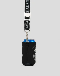 Gifts & Novelty|Bottles & Lunch Boxes*Salty Life Keystone Lanyard Stubby Cooler Black
