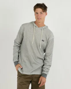Hoodies & Sweatshirts*Billabong Keystone Pullover Knit Hoodie Oatmeal Heather