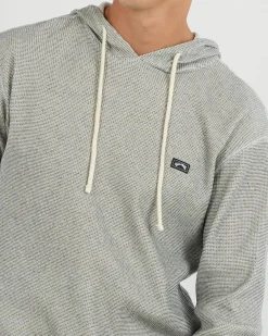 Hoodies & Sweatshirts*Billabong Keystone Pullover Knit Hoodie Oatmeal Heather