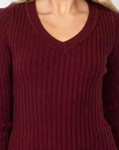 Khloe Long Sleeve Knit Top Women Knitwear|Jumpers & Hoodies